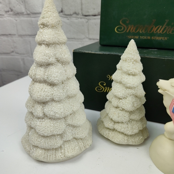 Snowbabies Its a Grand Old Flag Show your Stripes Frosty Forest Lot Dept 56 Lot - Picture 2 of 16